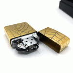 فندک بنزینی زورو طلایی طرح عنکبوت کد d133