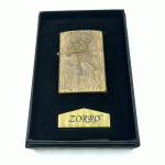 فندک بنزینی زورو برنزی طرح فضانورد کد d134