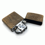 فندک بنزینی زورو برنزی طرح فضانورد کد d134