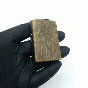 فندک بنزینی زورو برنزی طرح فضانورد کد d134