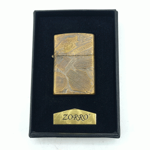 فندک بنزینی زورو برنزی طرح هارلی دیویدسون کد d135