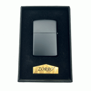 فندک بنزینی زورو مشکی مات کد d137