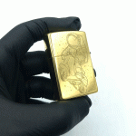 فندک بنزینی زورو طلایی طرح فضانورد موتورسوار کد d138