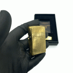 فندک بنزینی زورو طلایی طرح فضانورد عنکبوت کد d139