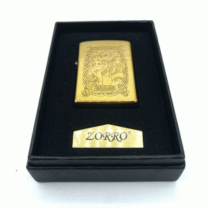 فندک بنزینی زورو طلایی طرح دختر کد d1310