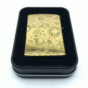 فندک بنزینی زورو طلایی طرح فضانورد کد d1315