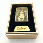 فندک بنزینی چیف طلایی طرح دختر کد d1330