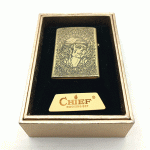 فندک بنزینی چیف طلایی طرح دختر کد d1330