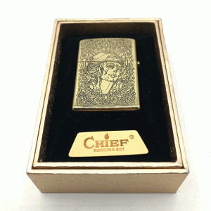 فندک بنزینی چیف طلایی طرح دختر کد d1330