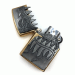 فندک بنزینی چیف سیلور طرح اژدها کد d1331