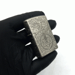 فندک بنزینی چیف سیلور طرح فرشته کد d1332