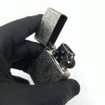 فندک بنزینی چیف سیلور طرح فرشته کد d1332