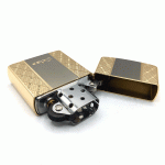 فندک بنزینی چیف سیلور طلایی کد d1333