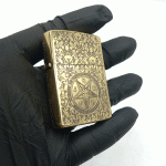 فندک بنزینی چیف طلایی طرح ستاره کد d1334