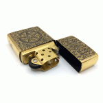 فندک بنزینی چیف طلایی طرح ستاره کد d1334