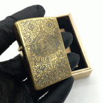 فندک بنزینی چیف طلایی طرح beast کد d1336