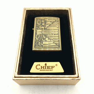 فندک بنزینی چیف طلایی طرح مارلبرو کد d1337