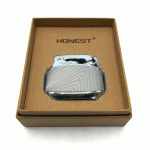 فندک بنزینی هانست طوسی مدل مخملی کد d1320