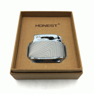 فندک بنزینی هانست طوسی مدل مخملی کد d1320