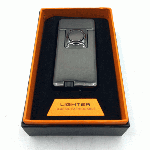 فندک گازی اتمی 2حالته مشکی کد d1229