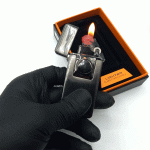 فندک گازی اتمی 2حالته مشکی کد d1229