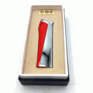 فندک گازی قرمز نقره‌ایی فلاباکس کد d1238