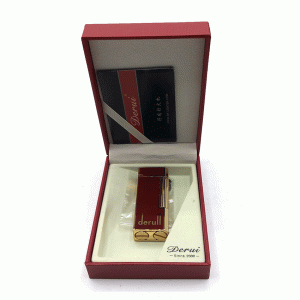 فندک بنزینی دروی قرمز مدل اسلیم بغل زن کد d1326