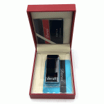 فندک گازی دروی مشکی مدل اسلیم بغل زن کد d1207