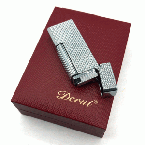 فندک گازی دروی سیلور مدل اسلیم بغل زن کد d1208