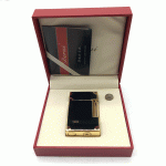 فندک گازی دروی مشکی طلایی مدل بغل زن کد d1210