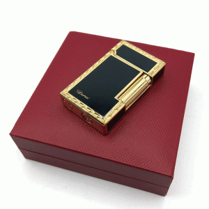 فندک گازی دروی مشکی طلایی مدل بغل زن کد d1210