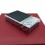 فندک گازی دروی مشکی نقره ای مدل بغل زن کد d1215