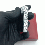 فندک گازی دروی مشکی نقره ای مدل بغل زن کد d1215