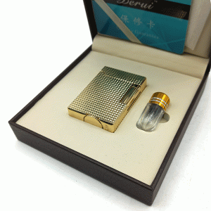 فندک گازی دروی طلایی مدل بغل زن کد d1217