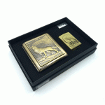 ست جاسیگاری و فندک گازی مدل گرگ