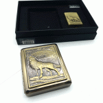 ست جاسیگاری و فندک گازی مدل گرگ