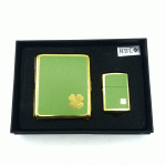 ست جاسیگاری و فندک گازی مدل شبدر