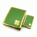 ست جاسیگاری و فندک گازی مدل شبدر