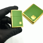 ست جاسیگاری و فندک گازی مدل شبدر