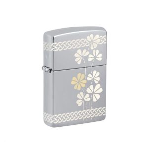 فندک زیپو اصل 48586 | Zippo 250 Clover Design