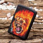 فندک زیپو اصل 28003 | Zippo Mazzi Fiery Lion