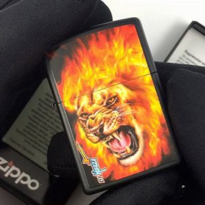 فندک زیپو اصل 28003 | Zippo Mazzi Fiery Lion