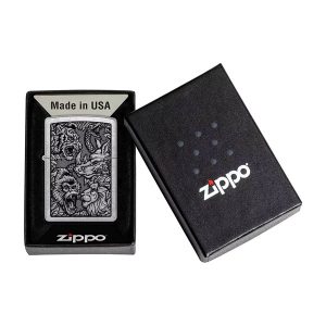 فندک زیپو اصل 48567 | Zippo 207 Jungle Design