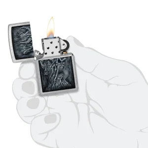فندک زیپو اصل 48681 | Zippo Evil Tree Design