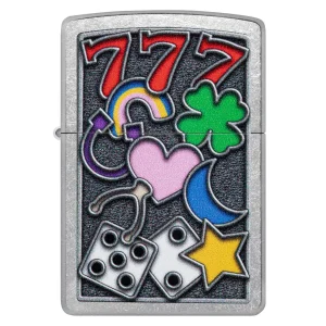 فندک زیپو اصل 48682 Zippo All Luck Design