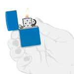 فندک زیپو اصل 48628 Zippo Sky Blue Matte