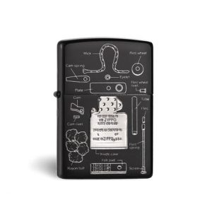 فندک زیپو کاستوم | ZIPPO ANATOMY 2BK ANT