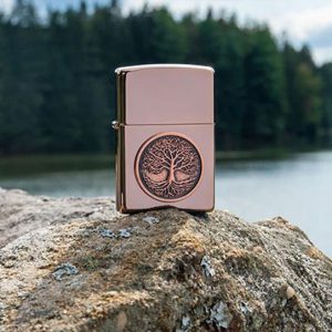 فندک زیپو اصل 49638 | Zippo Tree of Life Emblem