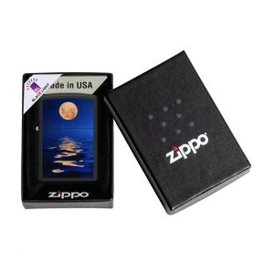 فندک زیپو اصل Zippo Full Moon Design کد 49810