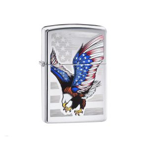 فندک زیپو اصل Zippo Eagle Flag کد 28449